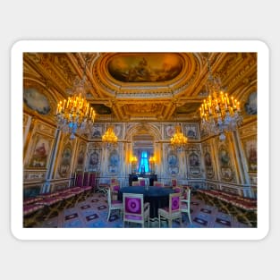 Salle du conseil Chateau de Fontainebleau Sticker